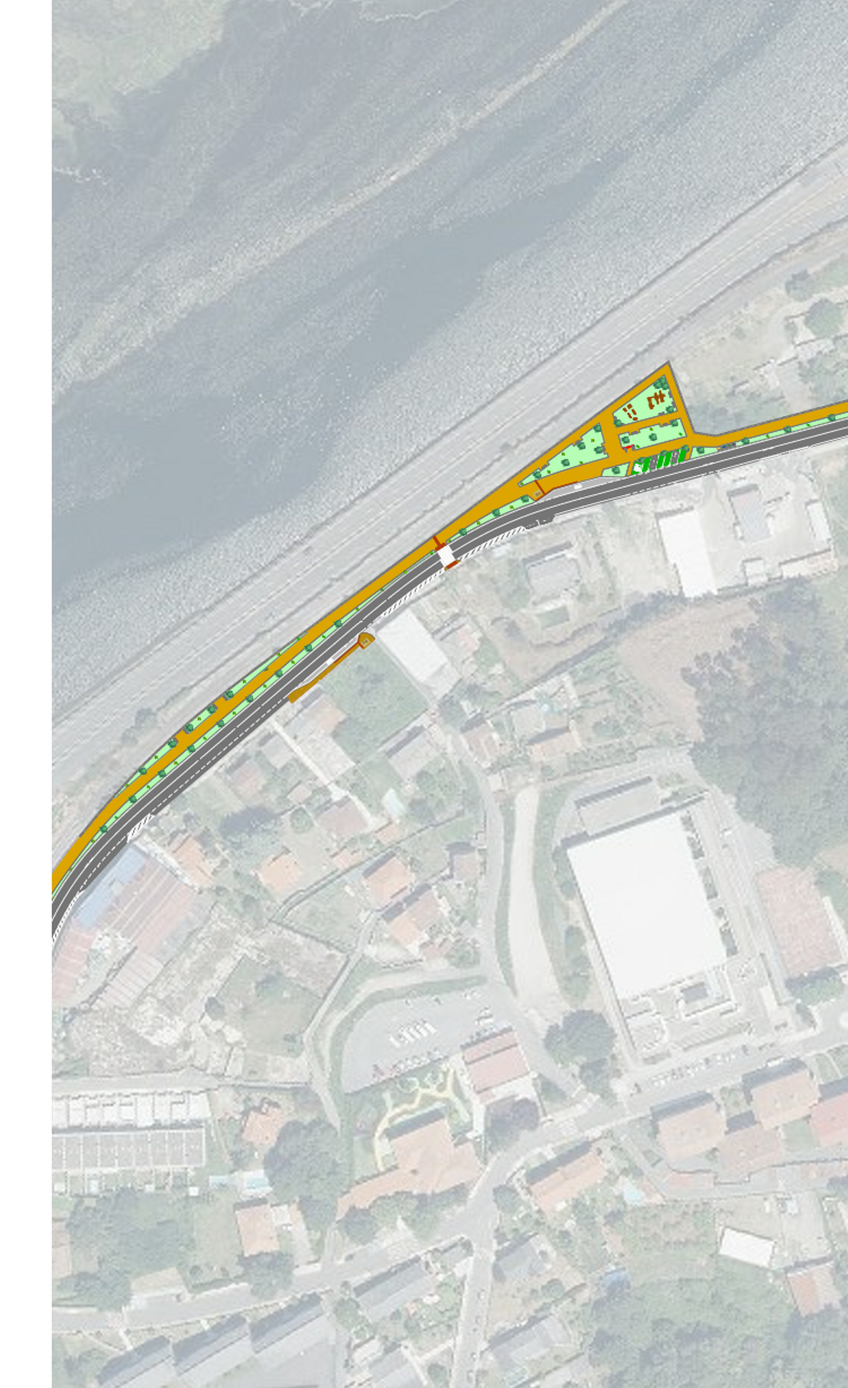 La Xunta opta por una senda peatonal y ciclista por el margen derecho para reformar el vial hacia Marín