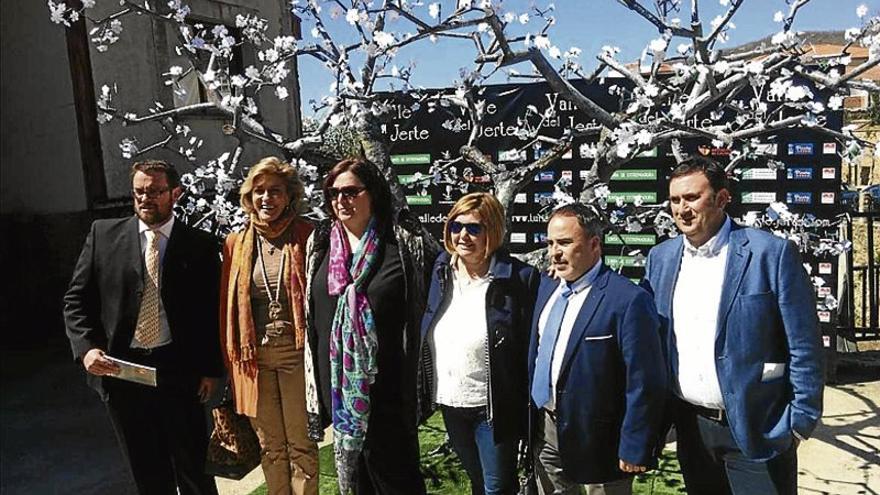 La fiesta del Cerezo en Flor arrancó ayer en Barrado