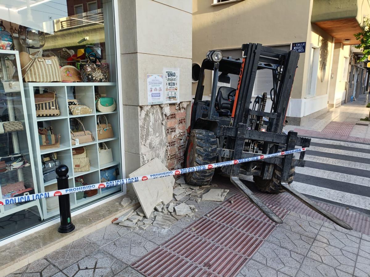 Desperfectos en la fachada