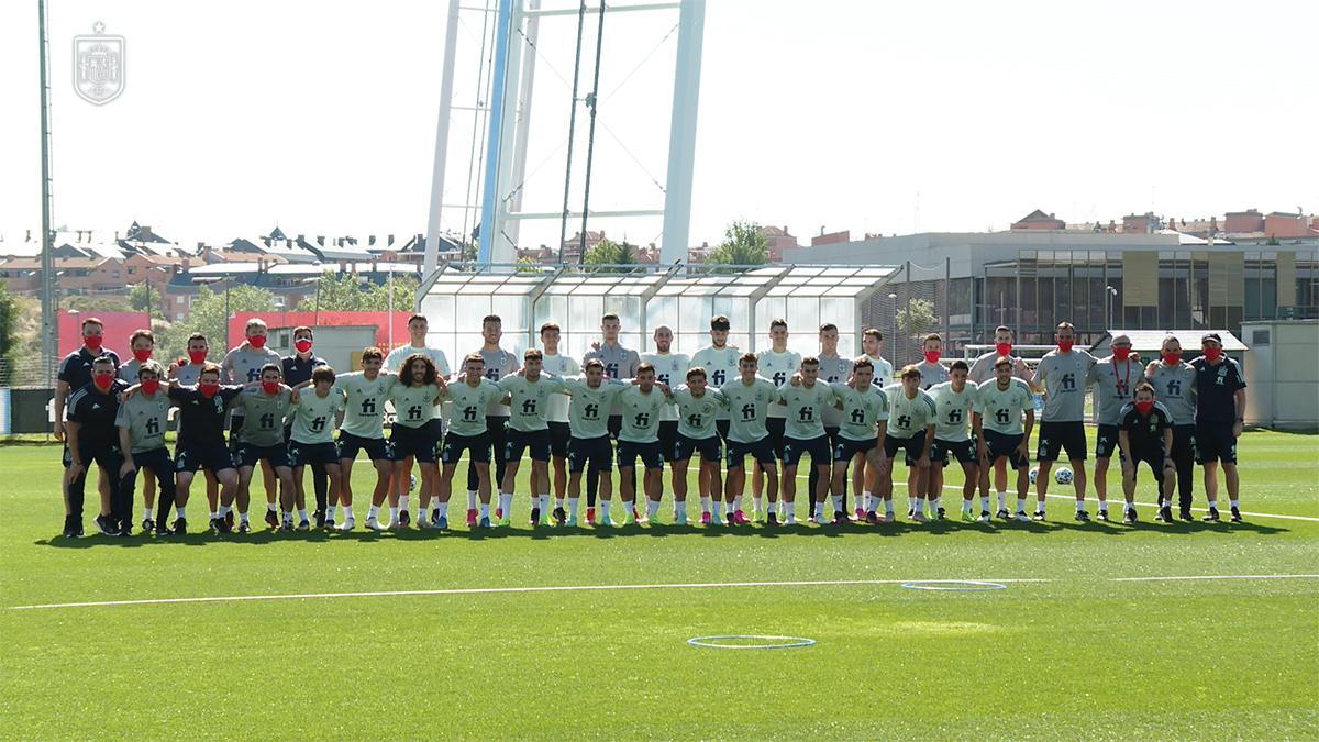 Último entrenamiento de la Sub-21