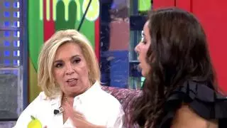 Tensa discusión en 'Sálvame' entre Carmen Alcayde y Carmen Borrego: "Estás aquí por ser la hija de la Campos"
