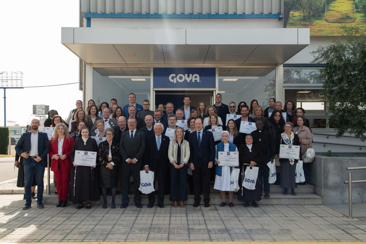 Goya España dona más de 11.500 litros de aceite de oliva virgen extra a entidades sociales de Sevilla y Alcalá de Guadaíra