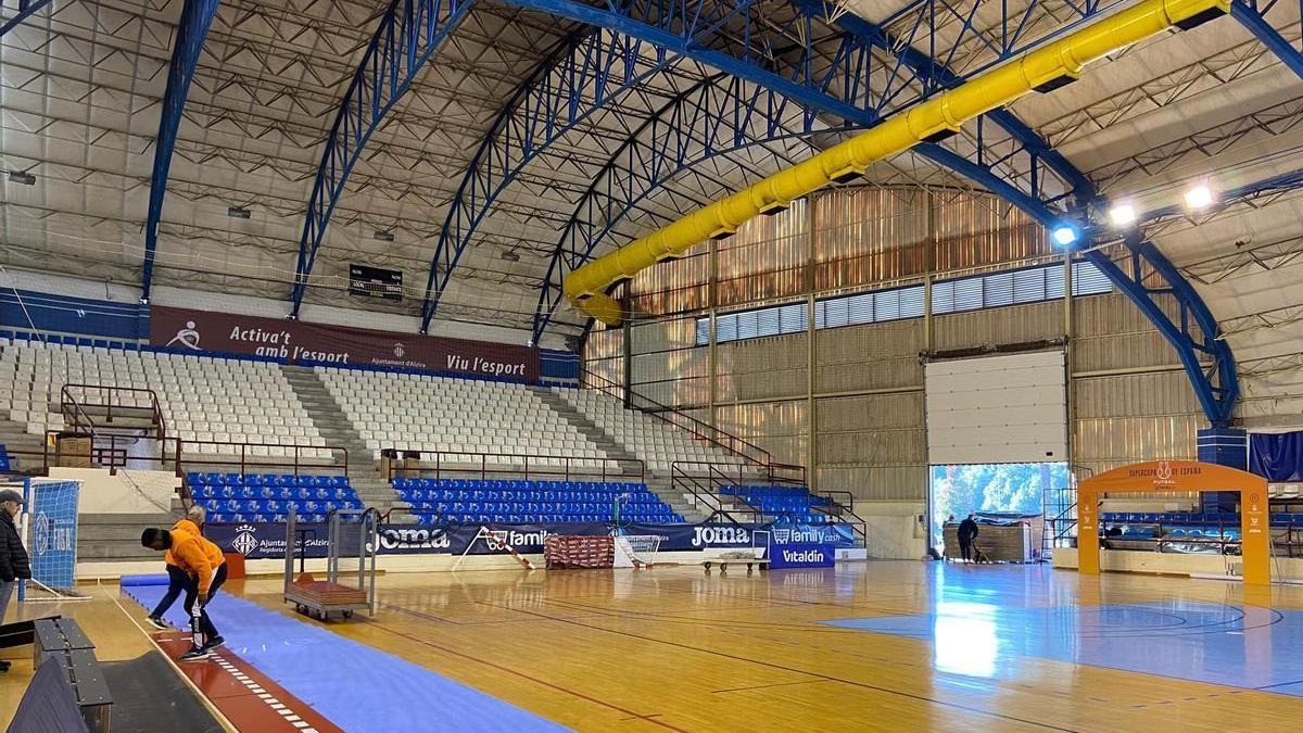 Vista interior del Palau d'Esports en una imagen de archivo.