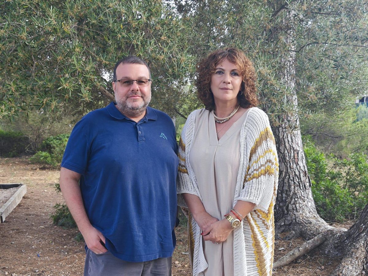 Xisco Amaya y Nati García, en Tolleric.