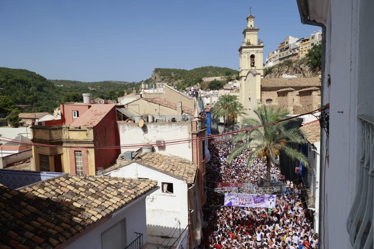 Vuelve la Tomatina de Buñol tras dos años de parón por la covid