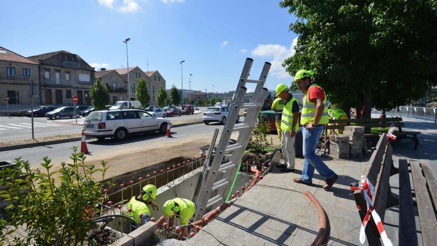 Obras en la red de agua