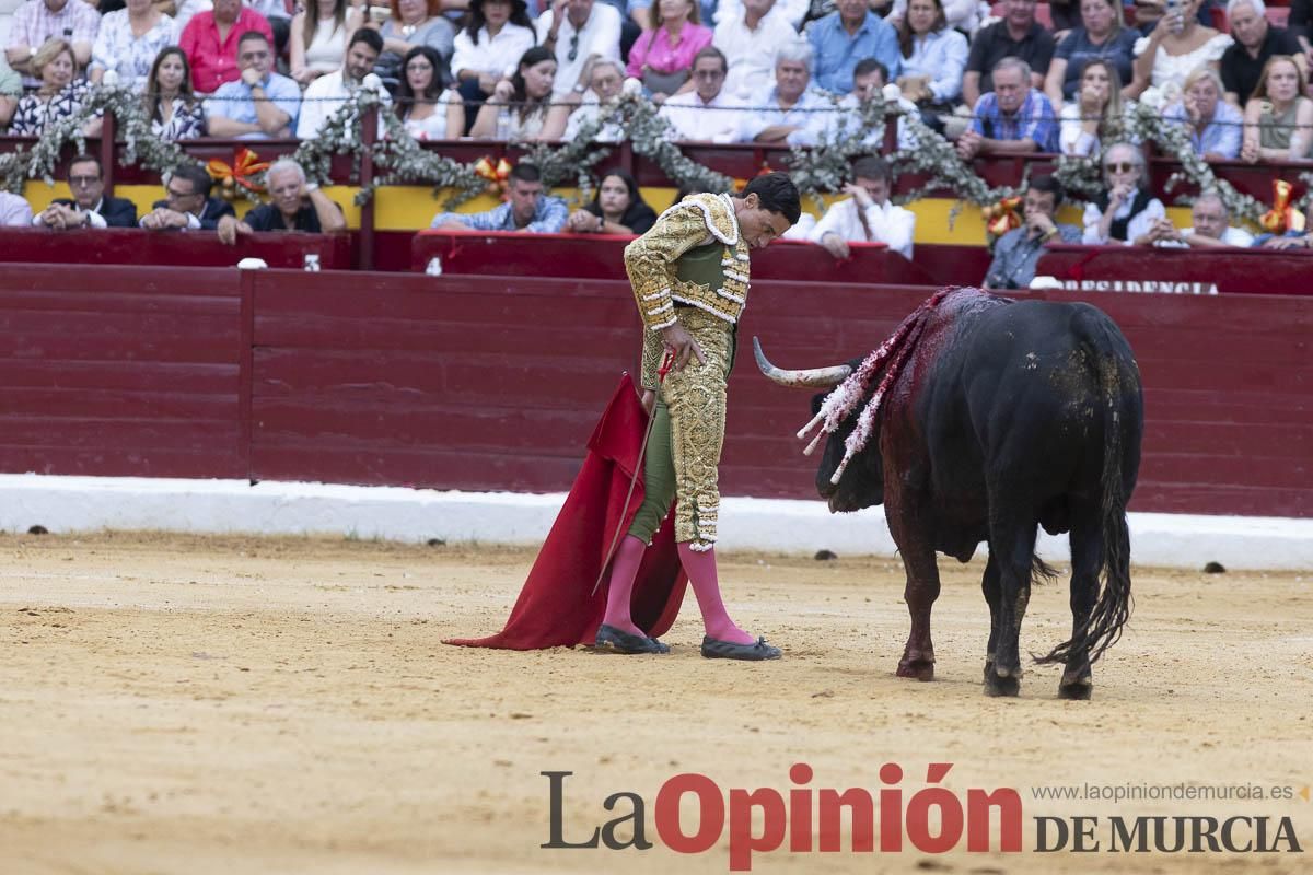 Cuarta corrida en la Feria Taurina de Murcia (Castella, Manzanares y Ureña)
