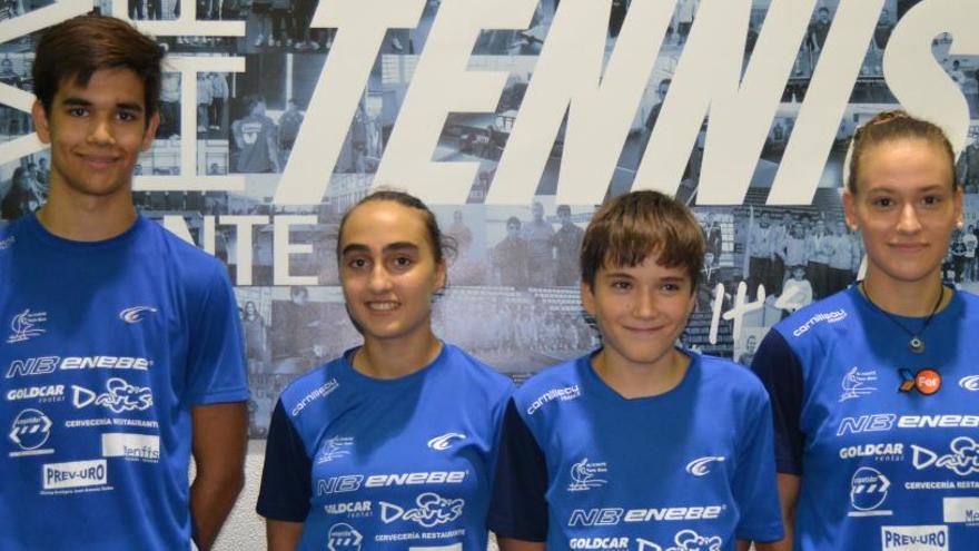 Cuatro alicantinos seleccionados para el Europeo júnior y cadete