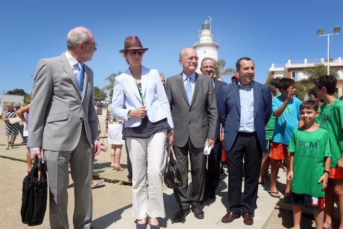 Visita de la Infanta Elena a Málaga