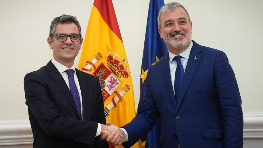 Reunión del ministro Bolaños y el alcalde Collboni en Madrid.