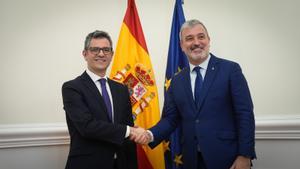 Reunión del ministro Bolaños y el alcalde Collboni en Madrid.