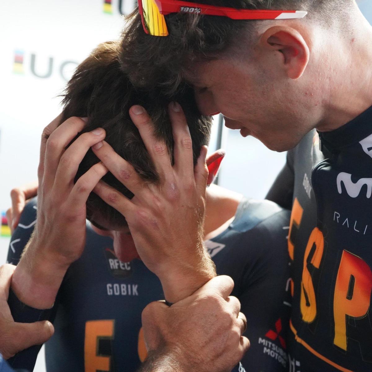 Benjamín Noval, emocionado.