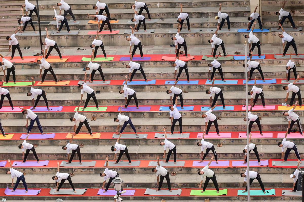 Día Internacional del Yoga en la India