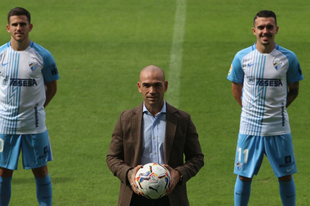 El Málaga CF presenta a sus 15 fichajes