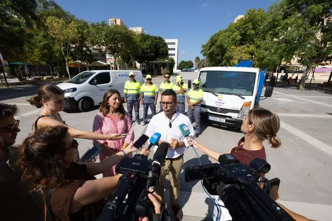 El PSOE acusa al alcalde de Ibiza de presentar como novedoso un servicio de limpieza ya implantado