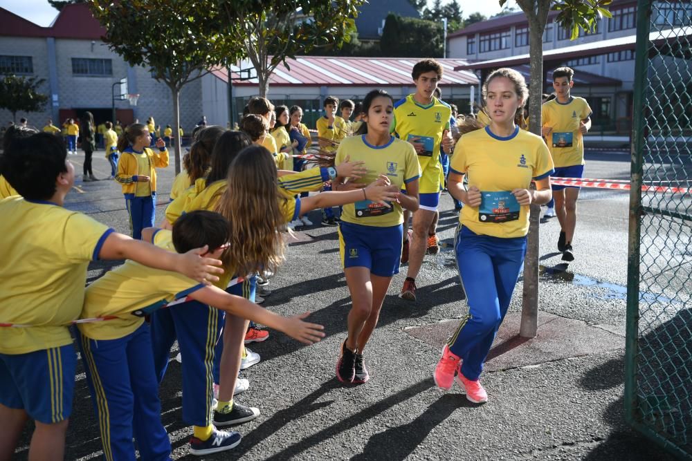 Carrera solidaria en el colegio Obradoiro.