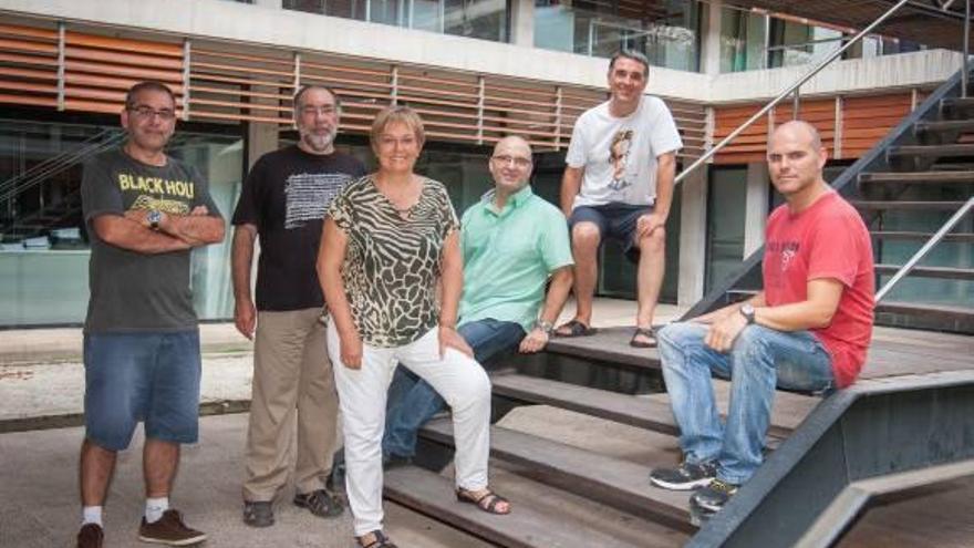 Los divulgadores científicos en la Universidad de Alicante.