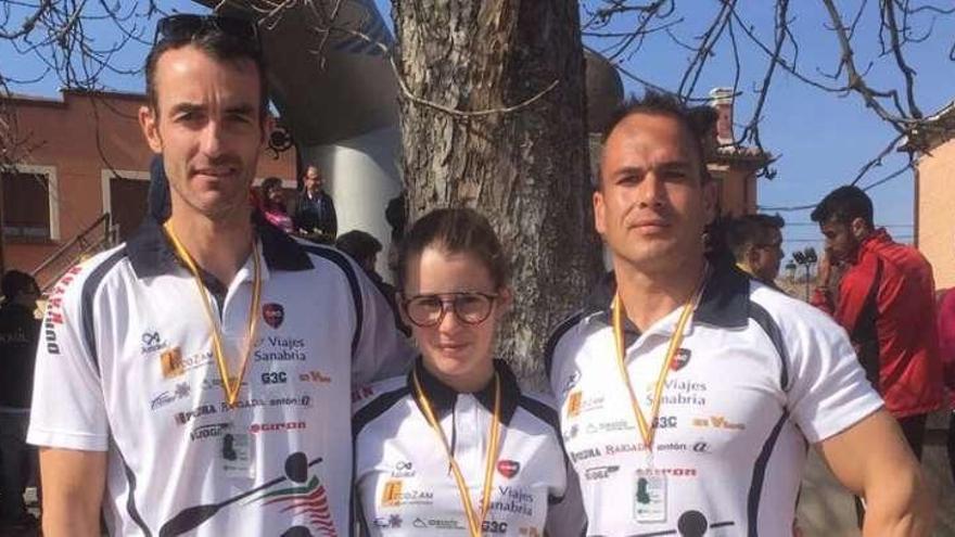 Andrés del Teso, María Fernández y Ricardo Rodríguez, del Durius.