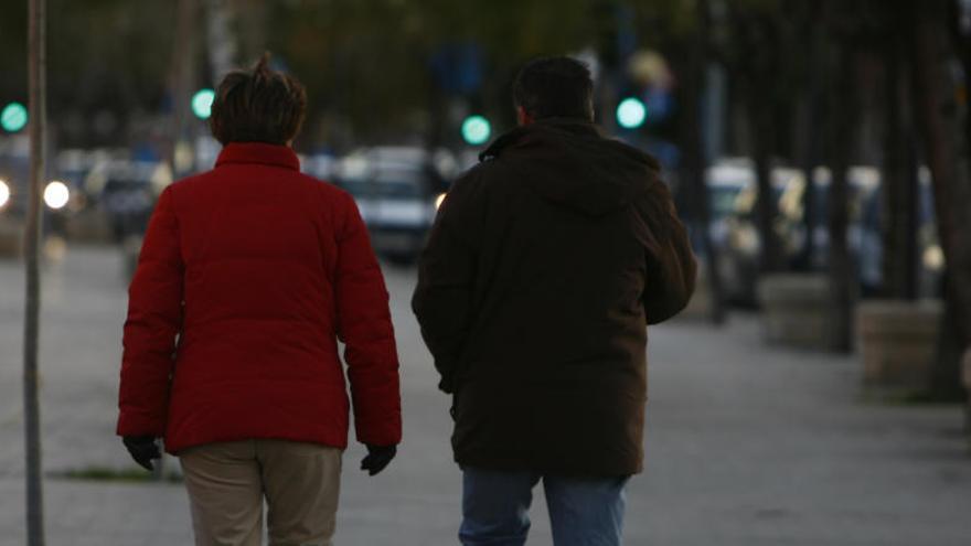 Una pareja, en trámites de separación.