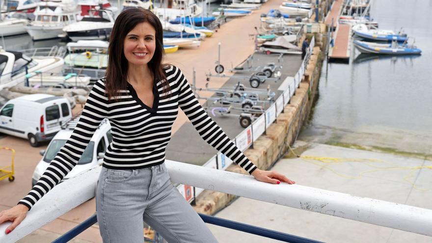 Diana Nogueira posa en el paseo de las Avenidas de Vigo