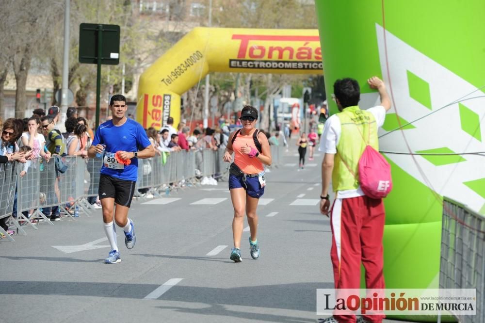 Media Maratón de Murcia: llegada (1ª parte)