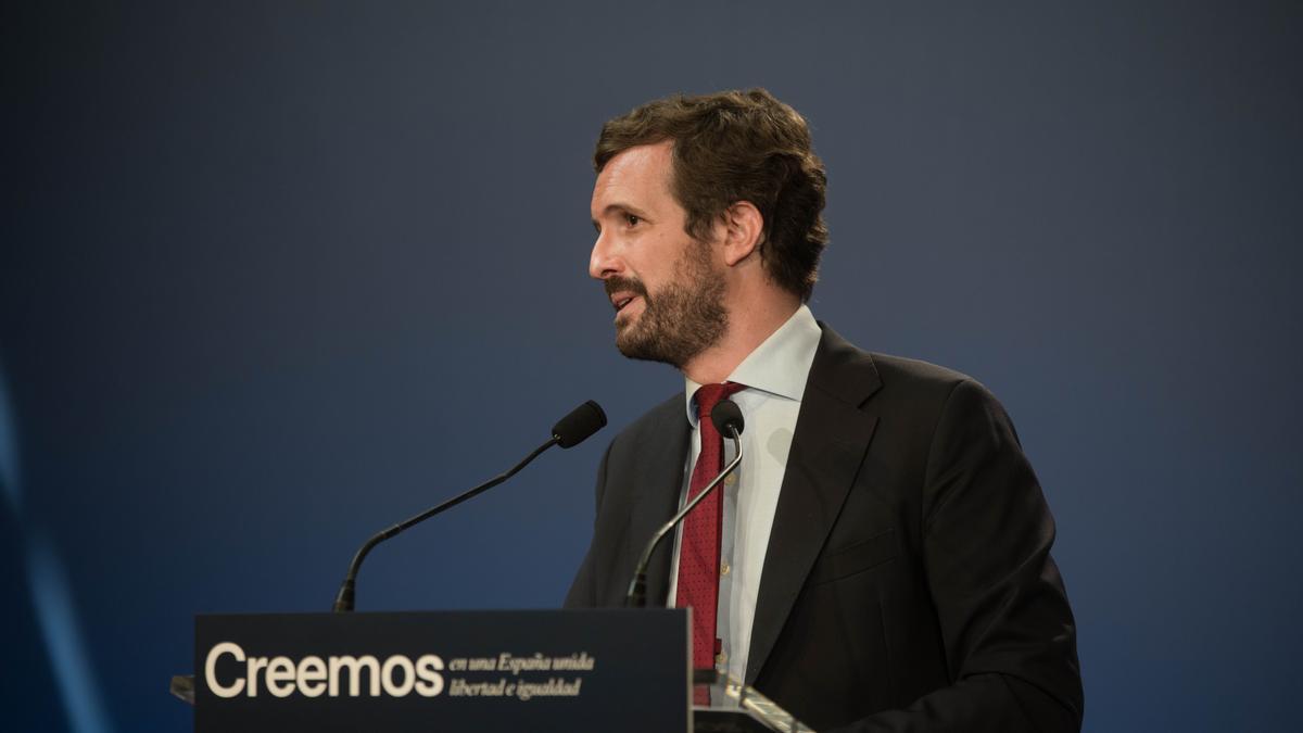 El líder del PP, Pablo Casado.