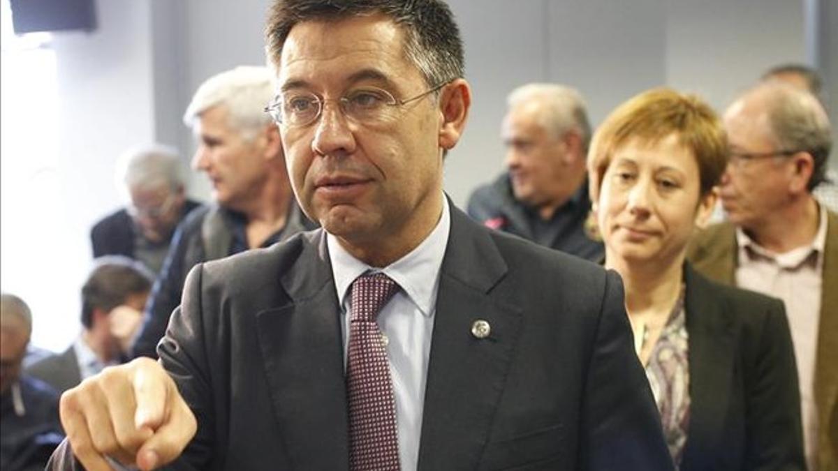 Josep Maria Bartomeu estuvo en la final de Colonia