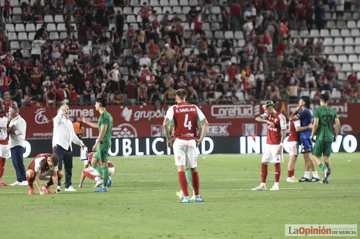 Así fue el encuentro del play off del Real Murcia y el Nástic en la lucha por el ascenso