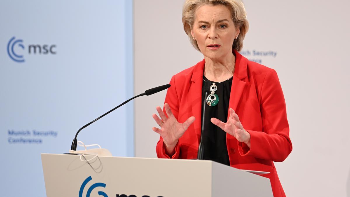 La presidenta de la Comisión Europea, Ursula von der Leyen.