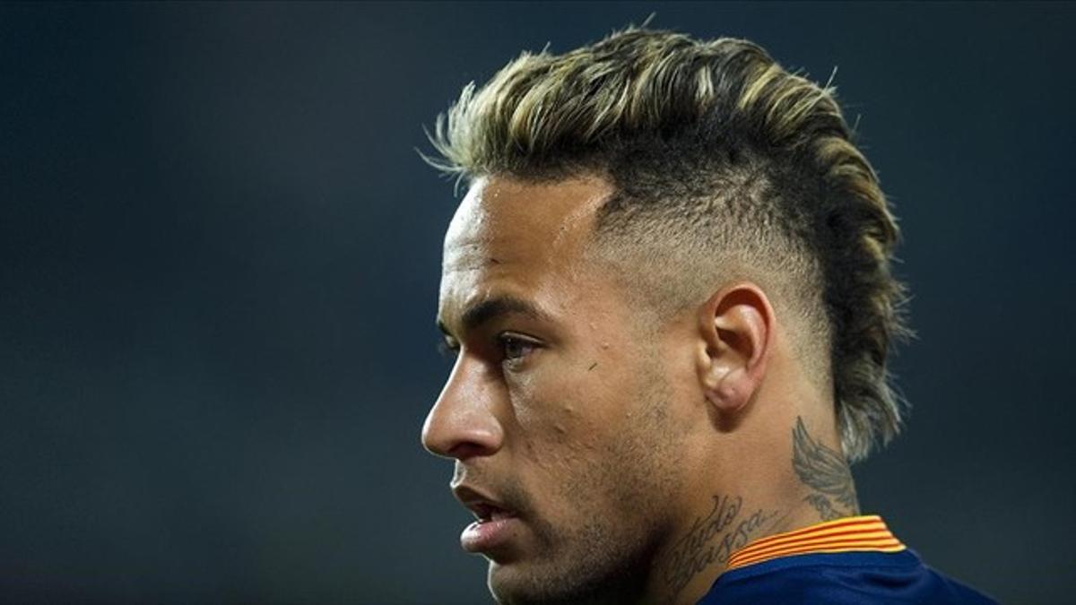 Neymar, en una imagen tomada durante el partido de Copa contra el Athletic, en el Camp Nou.