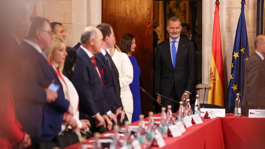 Felipe VI en la Conferencia de presidentes de Parlamentos de la UE: &quot;La guerra ha vuelto a las puertas de Europa&quot;