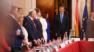 Felipe VI en la Conferencia de presidentes de Parlamentos de la UE: "La guerra ha vuelto a las puertas de Europa"