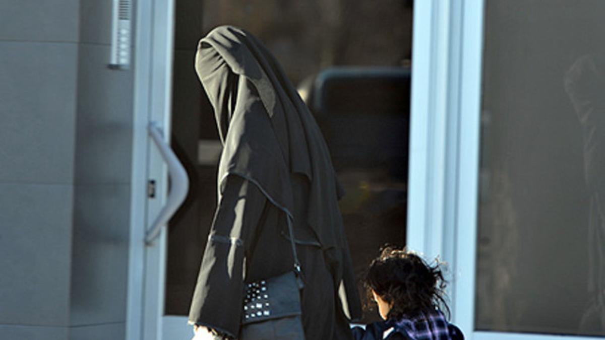 Mujer con burka