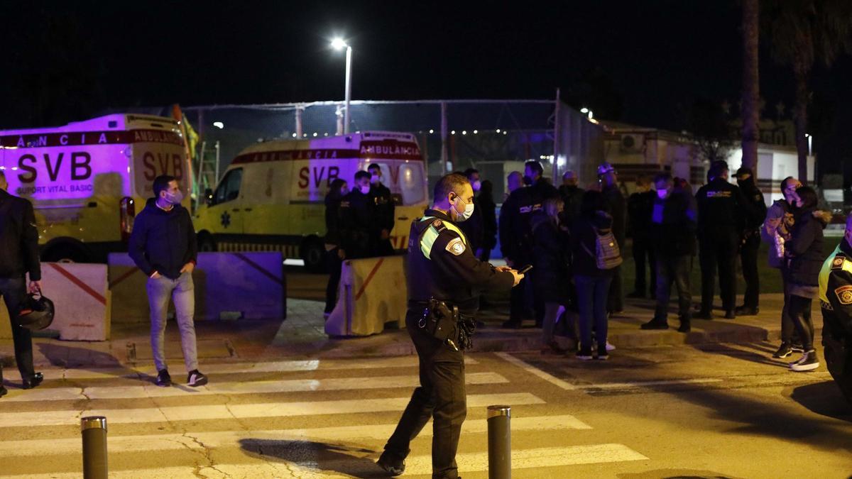 Grave accidente en la feria de Mislata al volarse un castillo hinchable