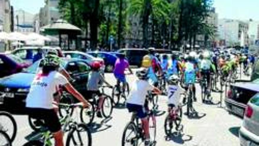 El día de la bicicleta es el sábado y parte de la plaza de la Libertad