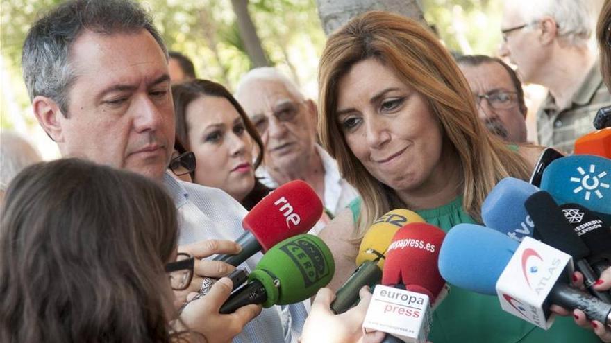 Susana Díaz: &quot;Quien pretenda un cambio de cromos tras el 24-M se va a equivocar&quot;