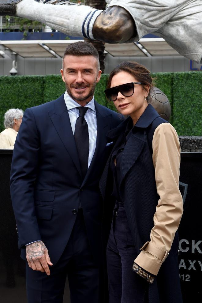 David Beckham y Victoria Beckham en Los Ángeles