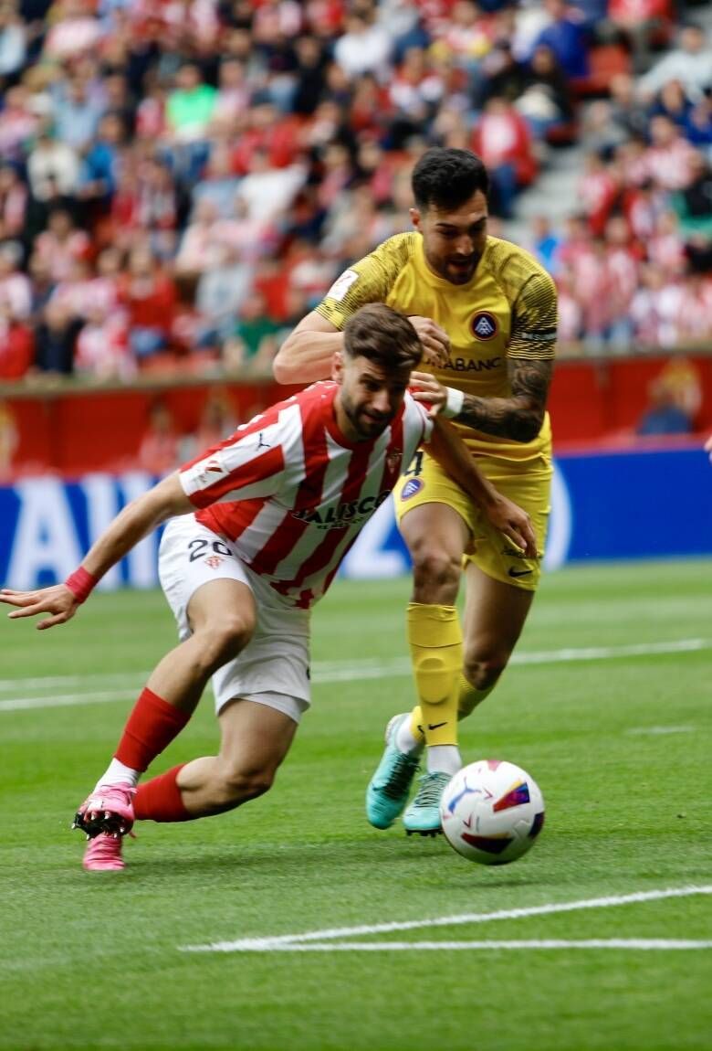 Así fue el partido entre el Sporting y el Andorra