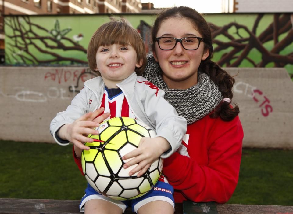 Alex Devesa Alvarado, el niño de 3 años que sabe toda la alineación del Sporting