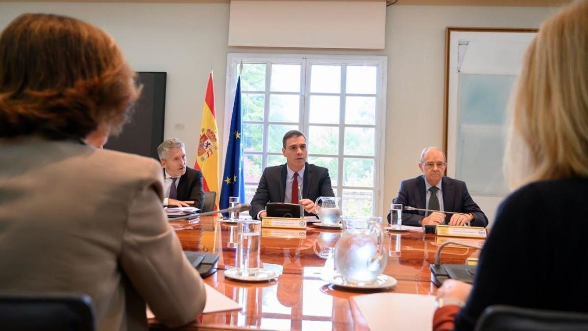 La reunión en Moncloa