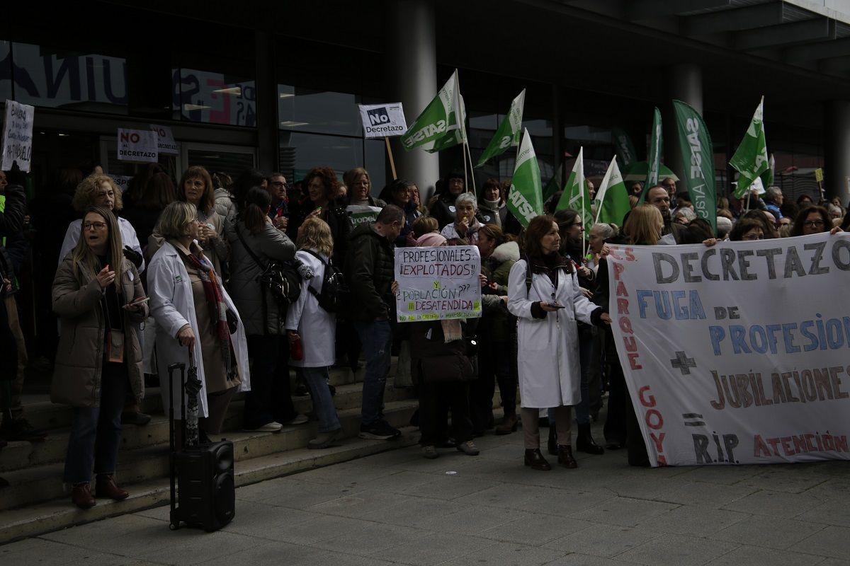 En imágenes | Así se ha vivido la huelga en los centros de salud de Aragón