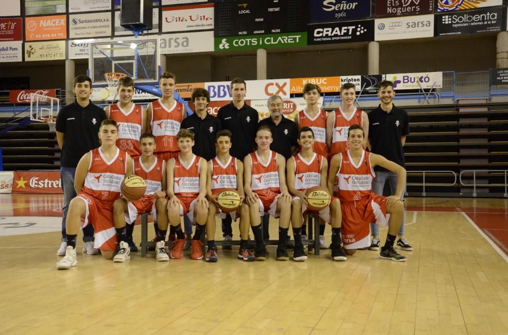 Tots els equips del planter del Bàsquet Manresa