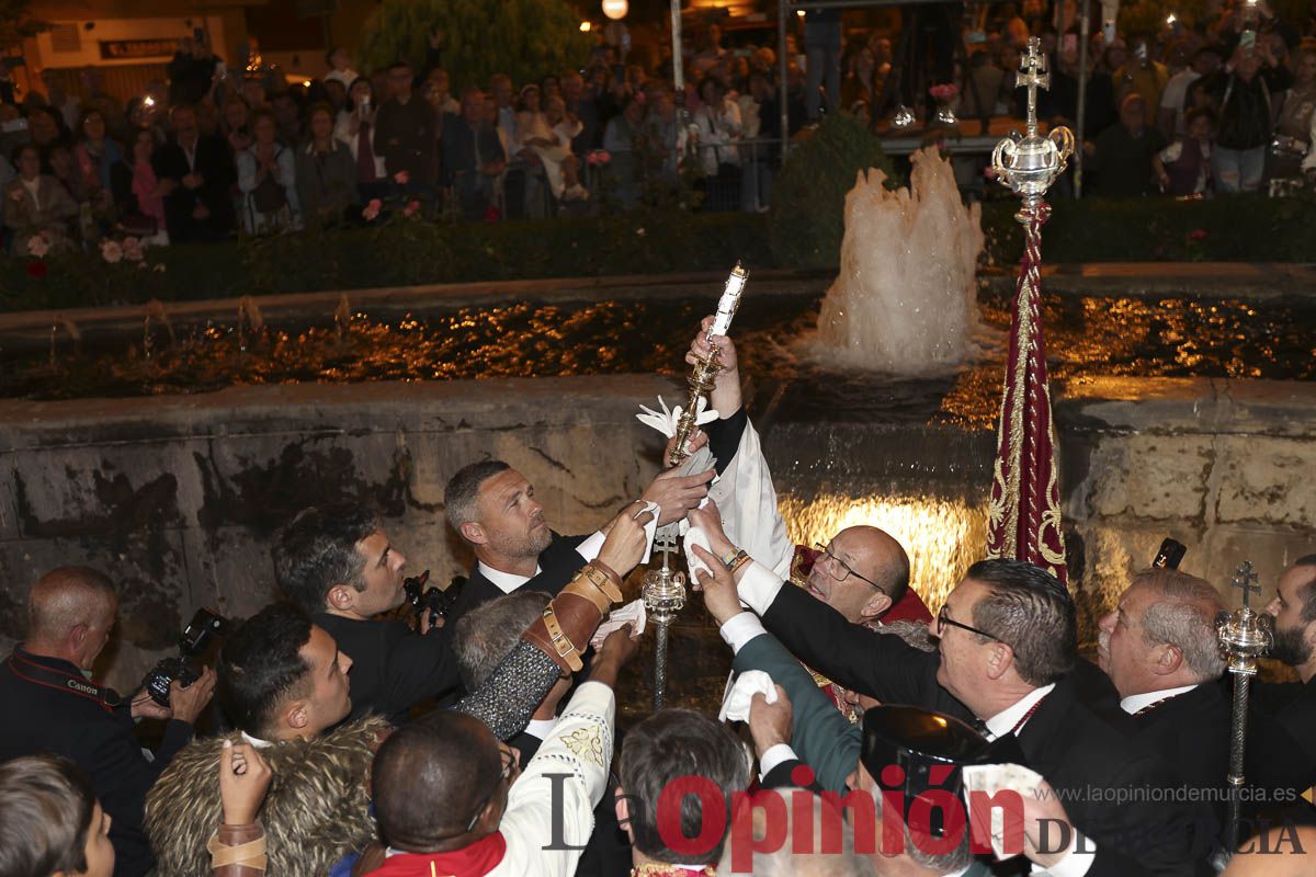 Fiestas de Caravaca: procesión del Baño (procesión, parlamento y baño de la Cruz)