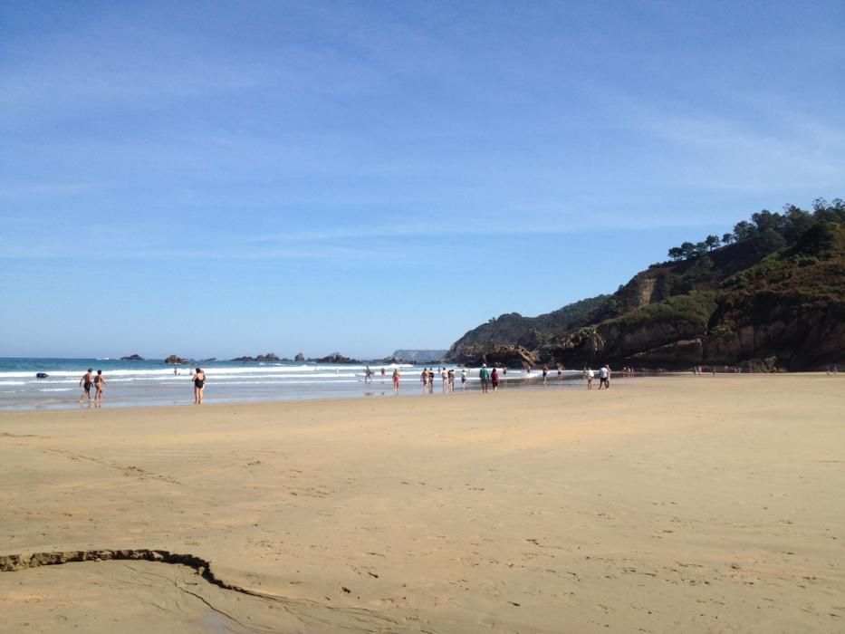 Vuelve el verano a Asturias en el primer fin de semana del otoño