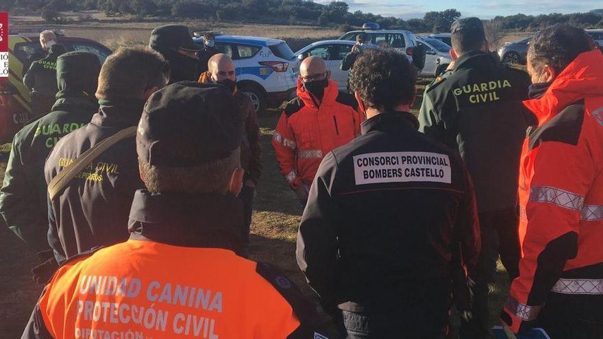 Catí sigue volcada en la angustiosa búsqueda del cazador desaparecido desde el domingo