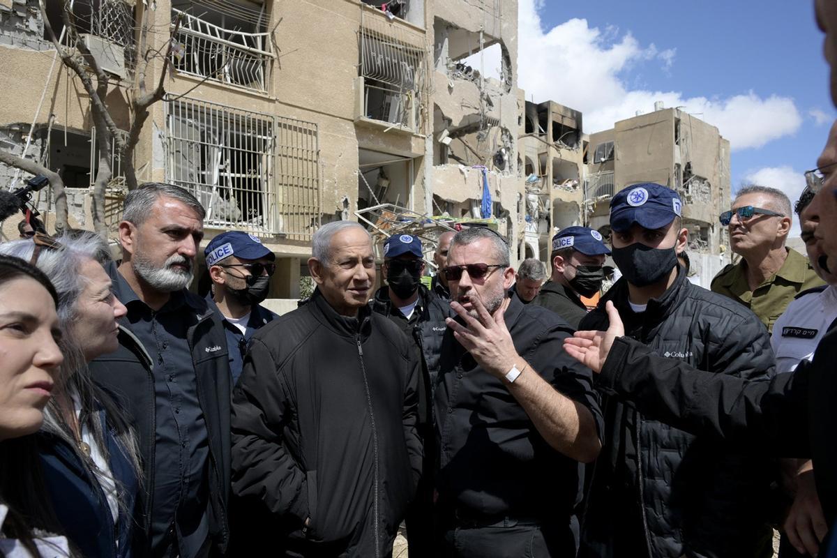 Benjamin Netanyahu el pasado domingo.