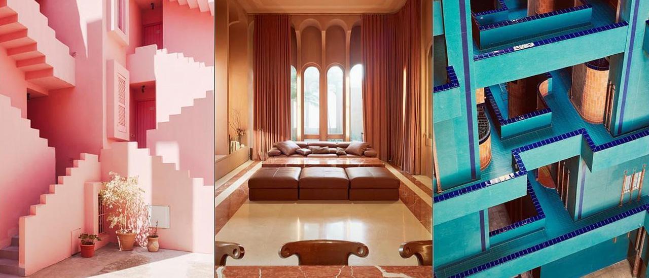 Tres espacios diseñados por Ricardo Bofill.