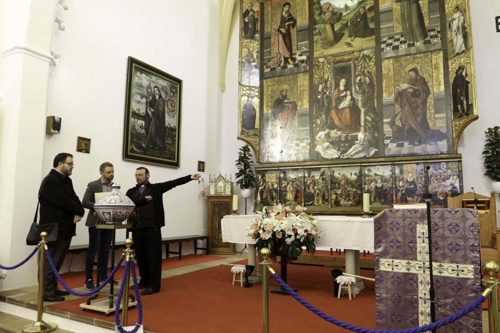 El retablo es el conjunto pictórico más importante de Ibiza