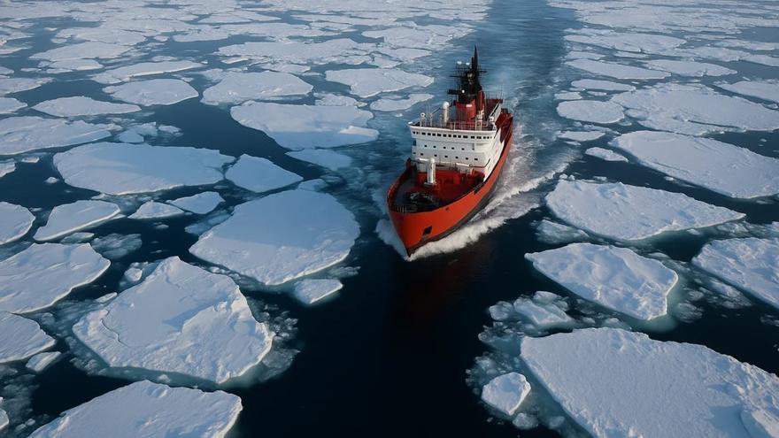 El Ártico superó en 2025 otro récord mundial de calentamiento y sigue derritiéndose