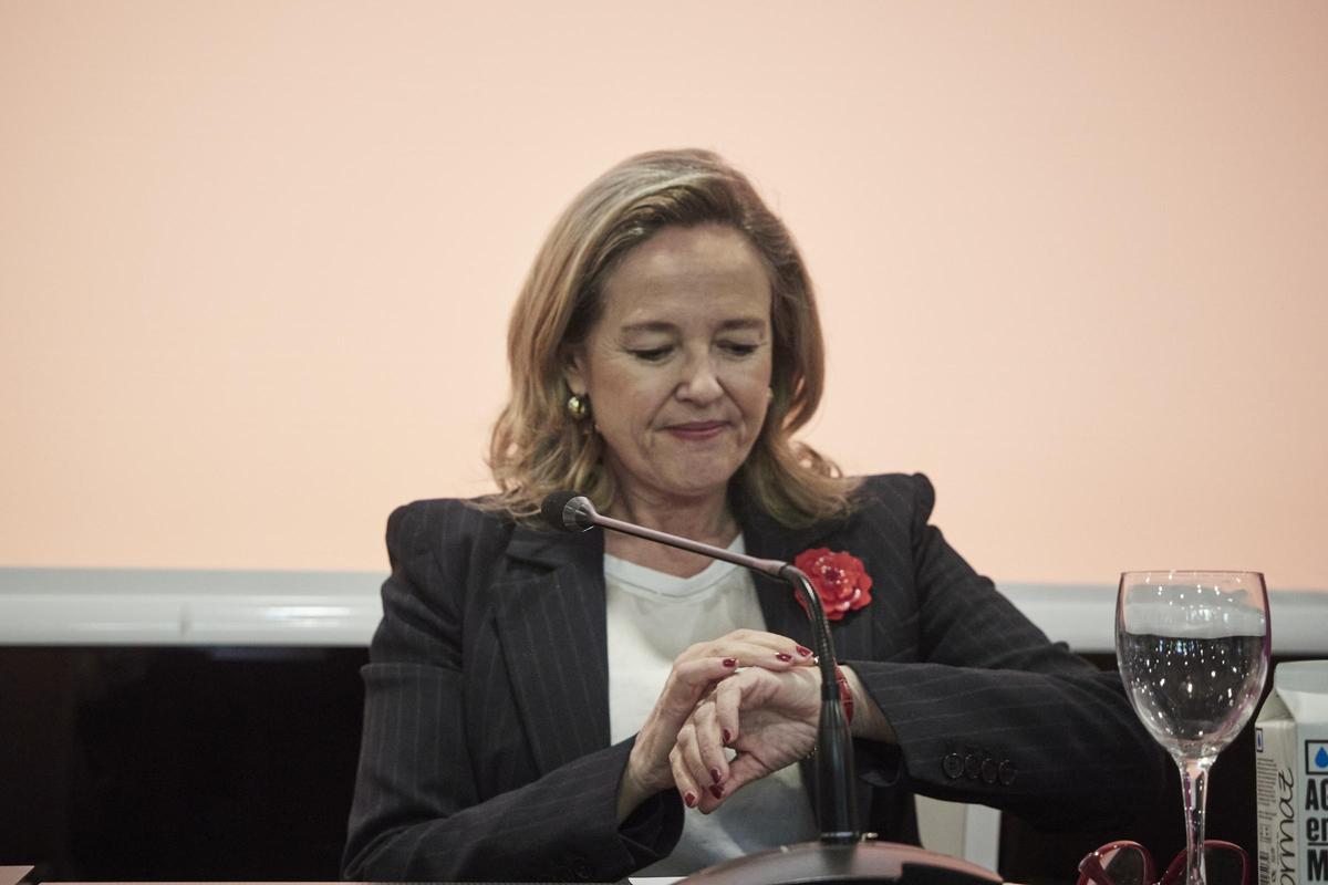 La vicepresidenta primera, Nadia Calviño. La vicepresidenta primera, Nadia Calviño.